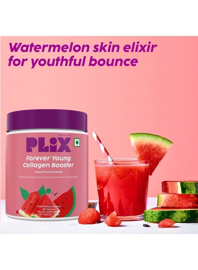 Collagen Booster Powder with 100mg Hyaluronic Acid with Vitamin C | Helps suppor