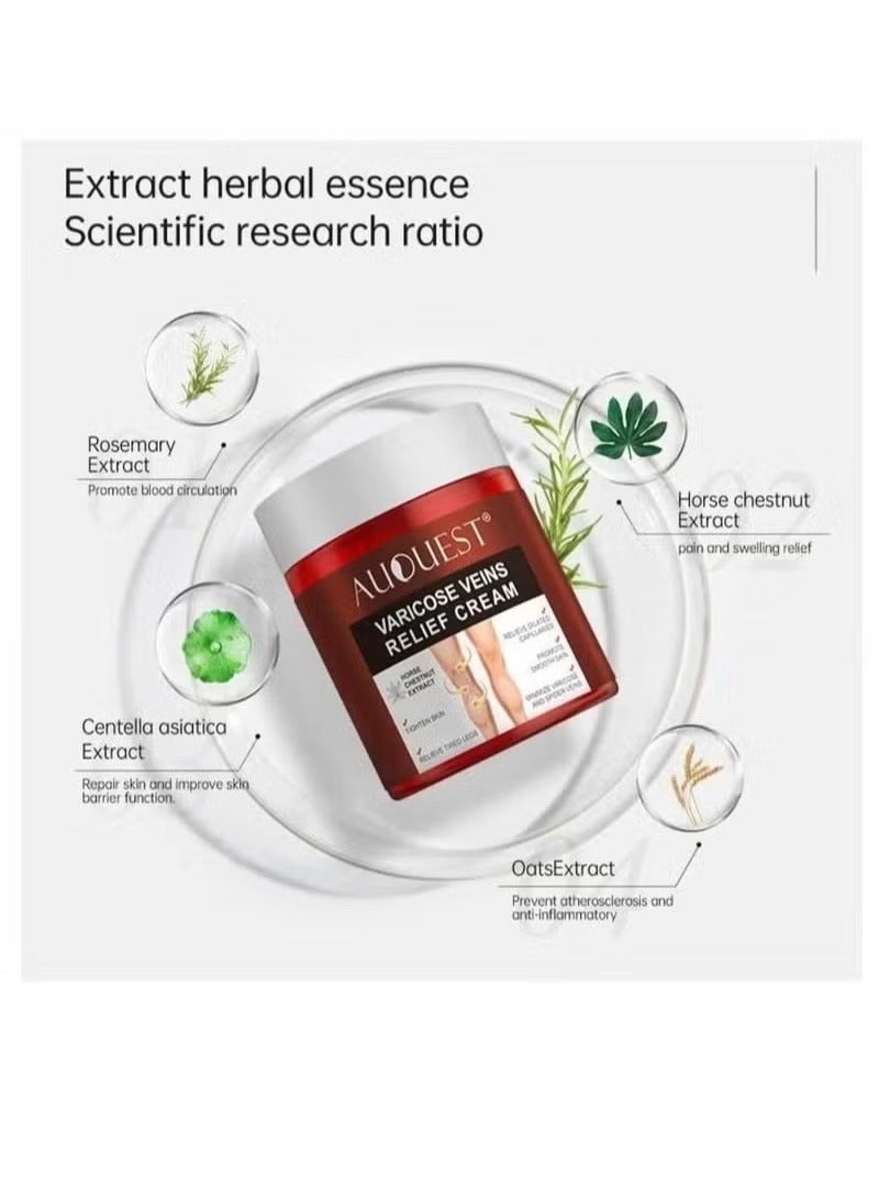 Varicose & Spider Veins Relief Cream 80g - Image 4