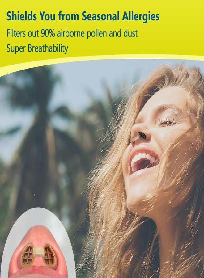 WoodyKnows Allerscreen Nasal Filters - Seasonal and Dust Allergies Aid, Ultra-Thin Mesh for Breathability (Combo Pack S/M/L/XL - Image 2