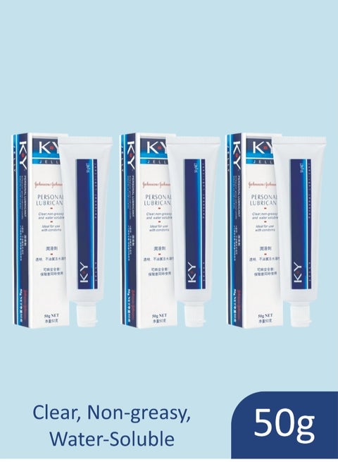 K-Y Jelly Smooth Glide Lubricant 50g Pack Of 3