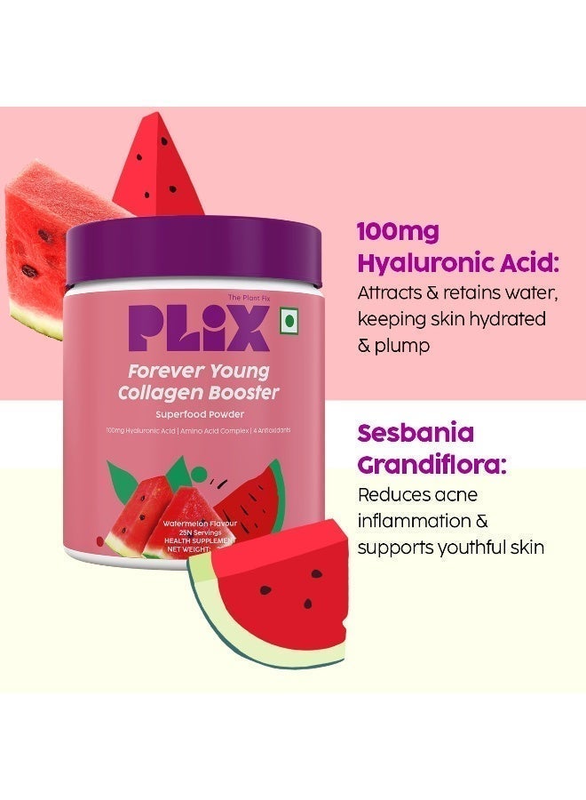 Collagen Booster Powder with 100mg Hyaluronic Acid with Vitamin C | Helps support skin health | Plant-based formula | No added sugar (Pack of 2) - Image 4