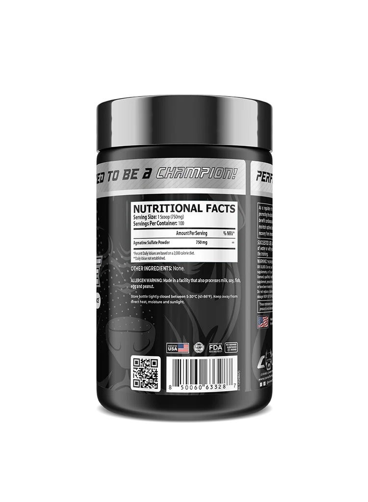 Core Champs Agmatine 750mg Muscle Pump Booster 100 Servings - Image 2