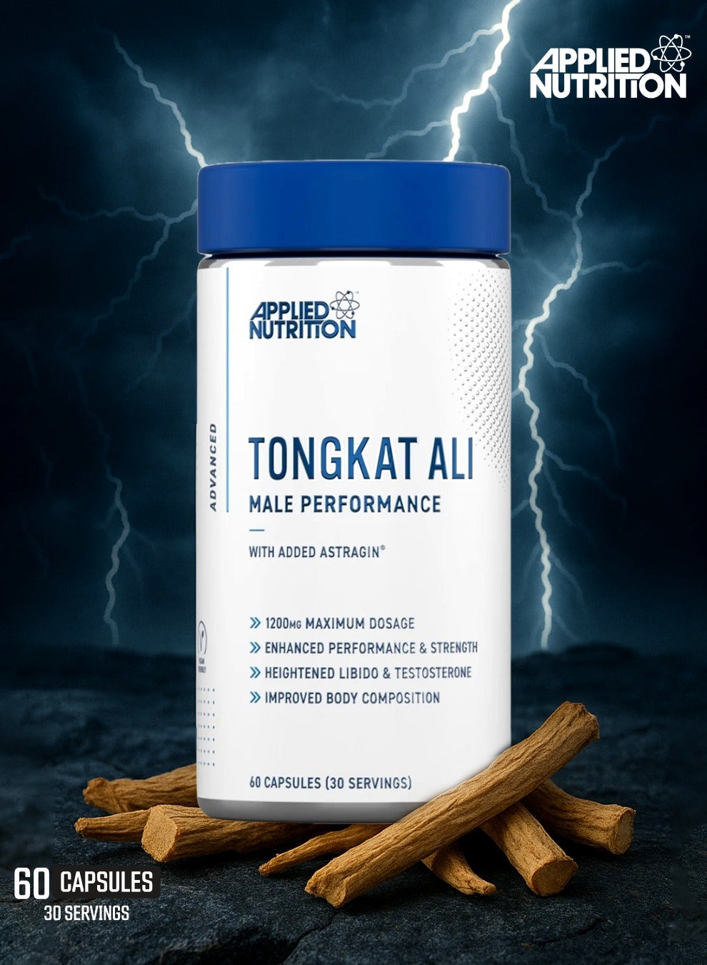 Tongkat Ali Male Performance 1200mg | With AstraGin | 60 Capsules - Image 2