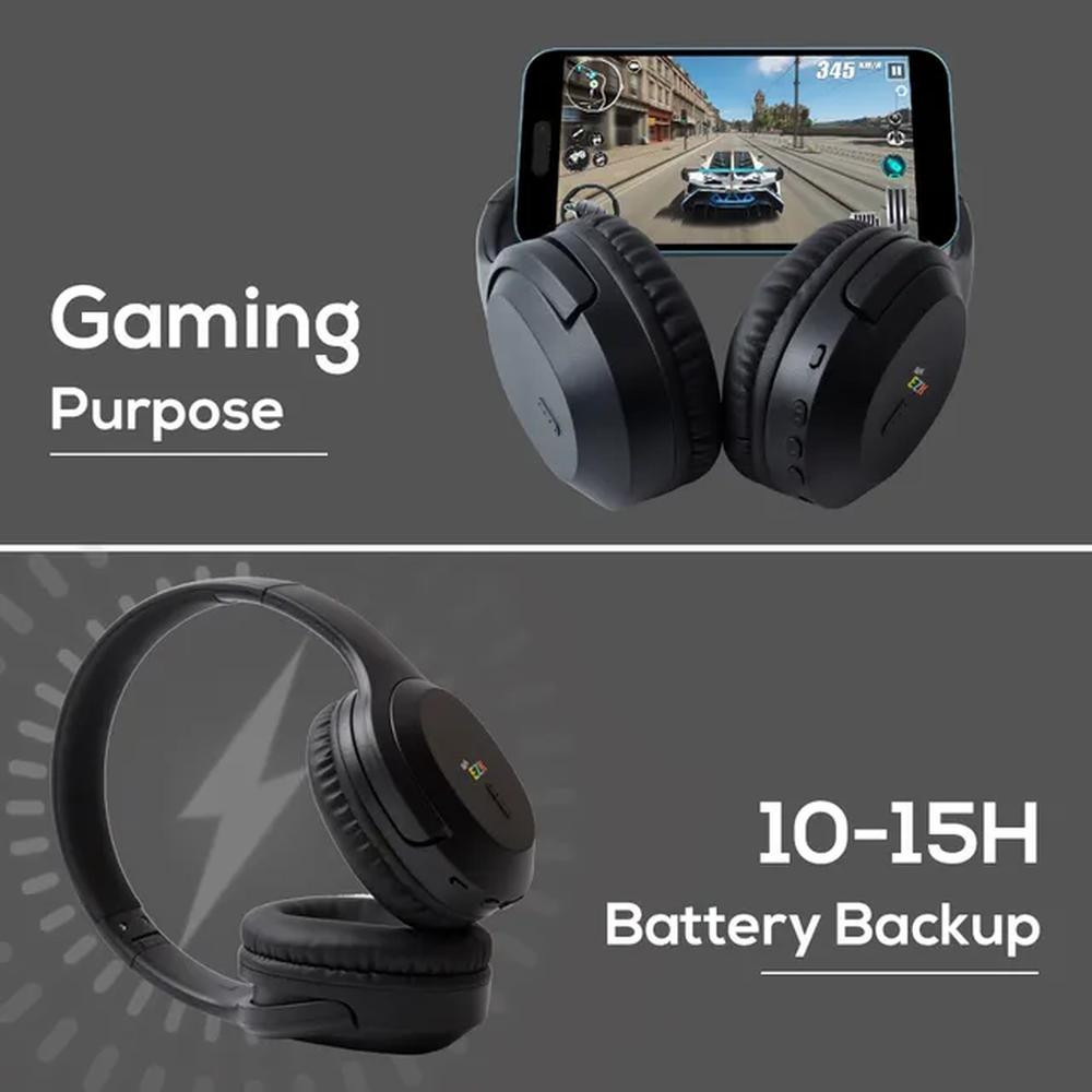 Eazy Kids Bluetooth 5.4 Wireless Headset - Black - EZ-BTHS-BK - Image 6