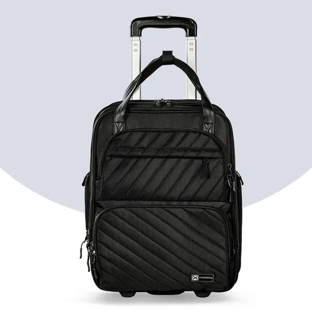 HYDROBREW Black Colour Travel Backpack - HB.TRBP.BK - Image 3