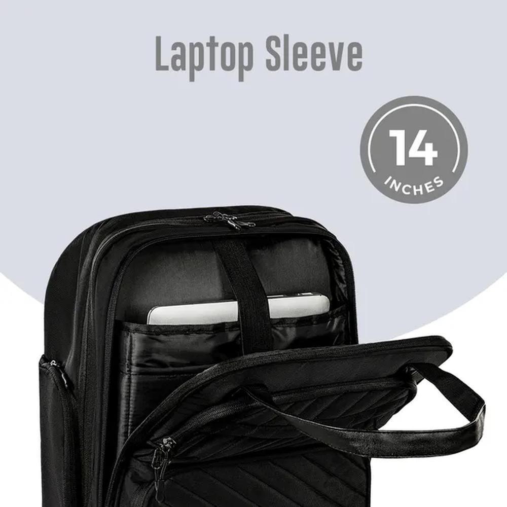 HYDROBREW Black Colour Travel Backpack - HB.TRBP.BK - Image 4