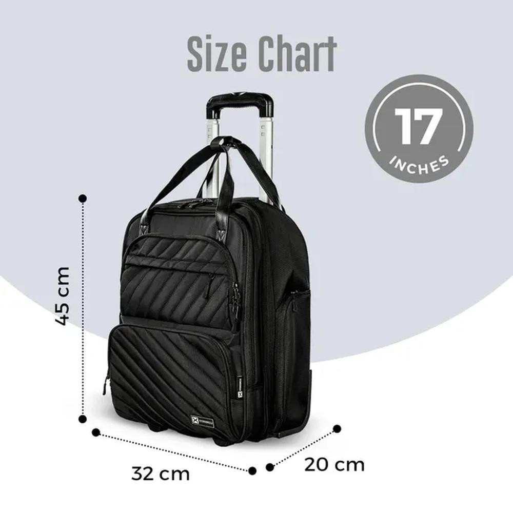 HYDROBREW Black Colour Travel Backpack - HB.TRBP.BK