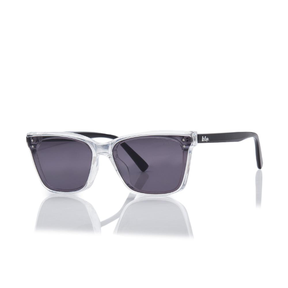 Lee Cooper Pc Sunglasses Clear Frame Grey Mirror Lens 62mm - LC1208C02
