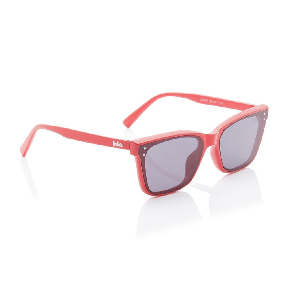 Lee Cooper Pc Sunglasses Red Frame Grey Mirror Lens 62mm - LC1208C03