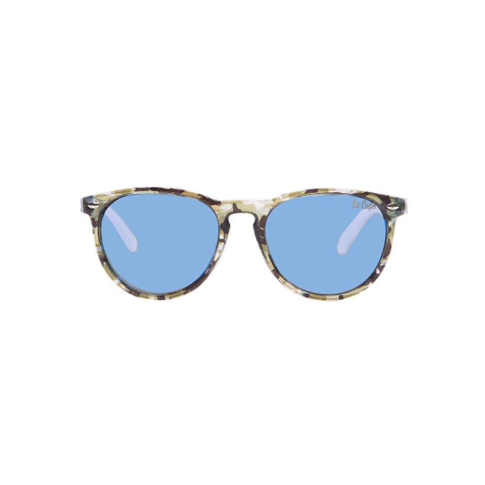 Lee Cooper Polarized Sunglasses SILVER Frame GRAD BROWN Mirror Lens 52mm - LC101