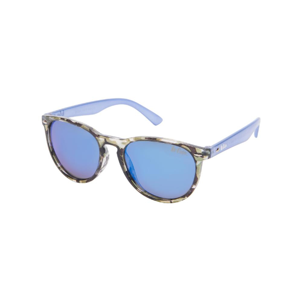 Lee Cooper Polarized Sunglasses Blue Frame Blue Mirror Mirror Lens 48mm - LCK106