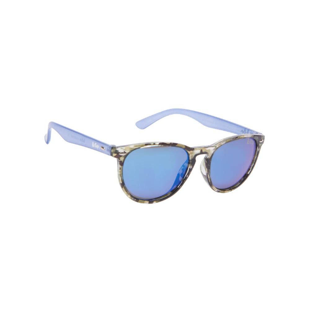 Lee Cooper Polarized Sunglasses Blue Frame Blue Mirror Mirror Lens 48mm - LCK106