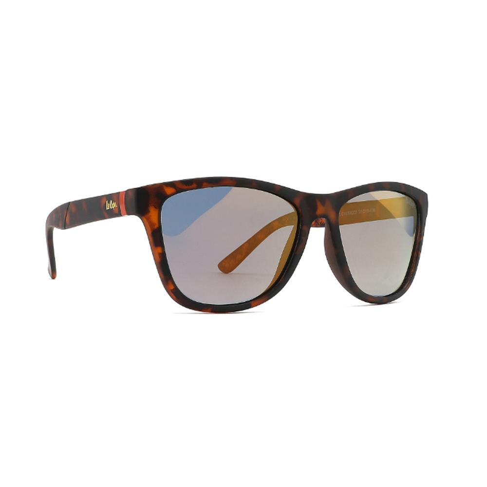 Lee Cooper Polarized Sunglasses Demi Frame Blue Revo Mirror Lens 55mm - LC1039C02 - Image 2