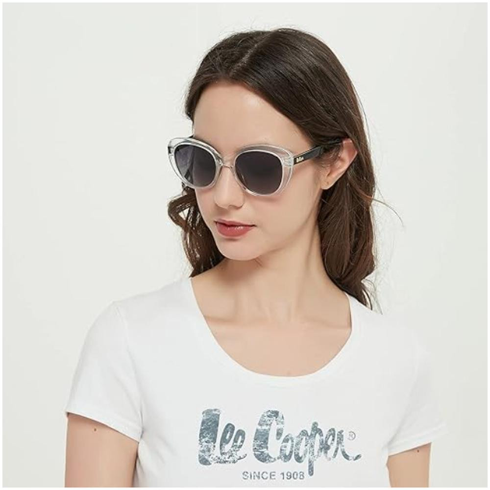 Lee Cooper Polarized Sunglasses Frame Gradient Grey Mirror Lens 51mm - LC1007C02 - Image 4