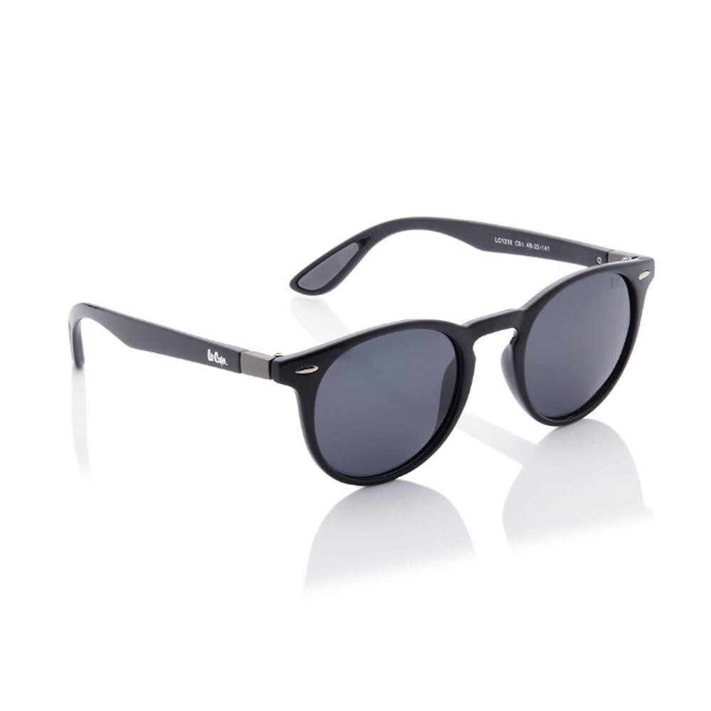 Lee Cooper Polarized Sunglasses Grey Frame Black Mirror Lens 48mm - LC1216C01