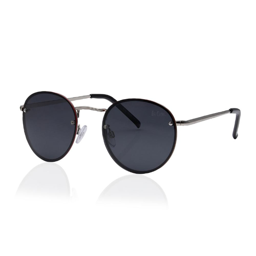 Lee Cooper Polarized Sunglasses Silver Frame Grey Mirror Lens 53mm - LC1212C03
