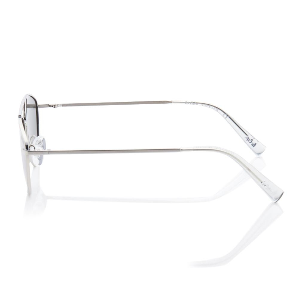 Lee Cooper Polarized Sunglasses Silver Frame Silver Mirror Mirror Lens 56mm - LC