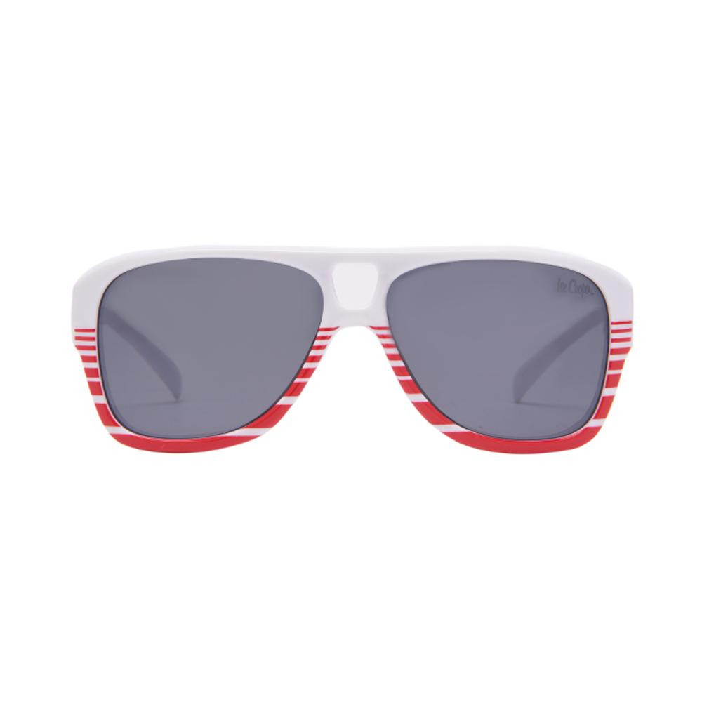 Lee Cooper Polarized Sunglasses G15 Frame Dark Blue Mirror Lens 56mm - LC1222C03
