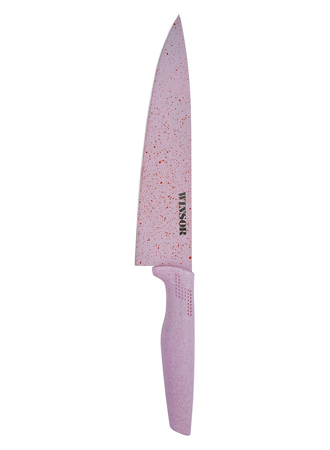 Cutting Board With Knife Set Pink/Grey 5.5inch