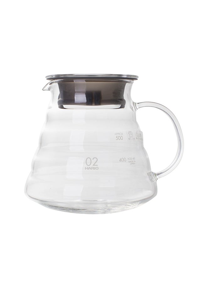 V60 Glass Coffee Server clear 600ml clear 600ml - Image 2