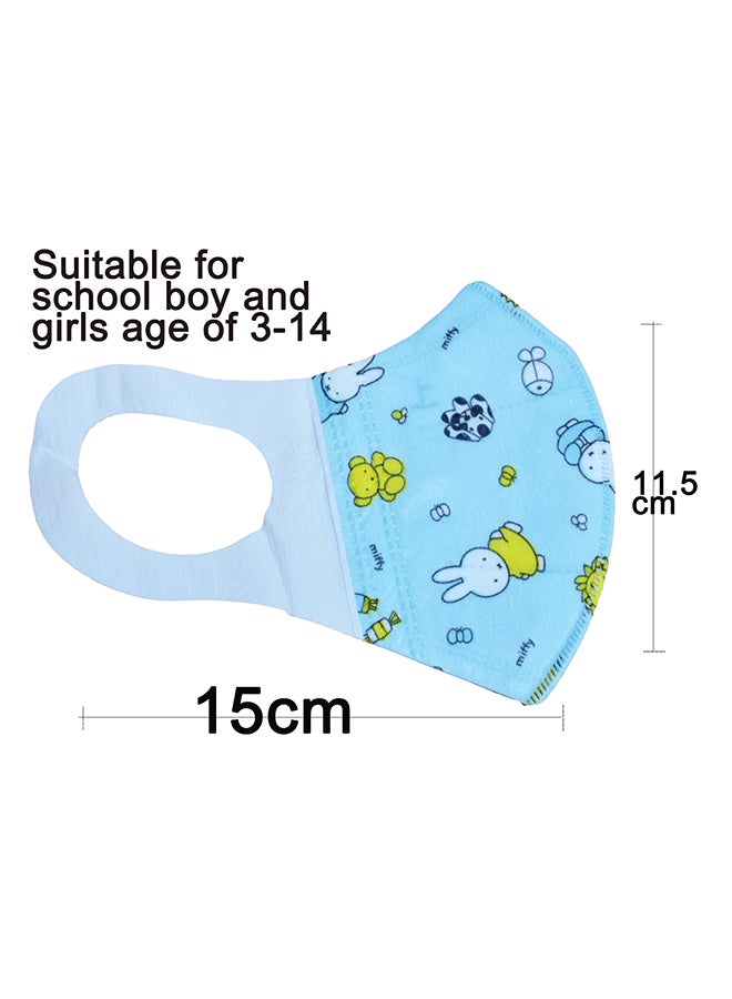 50-Piece 3D Kids Protective Particulate Style Face Mask - Image 4