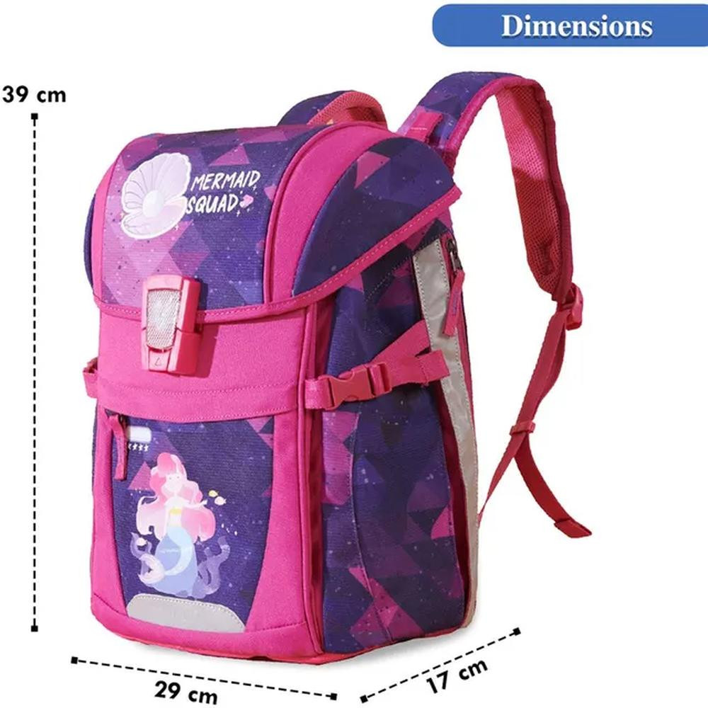 Sunveno Ergonomic School Bag Mermaid Pink SN-ESB-PI Spine Protection Lightweight
