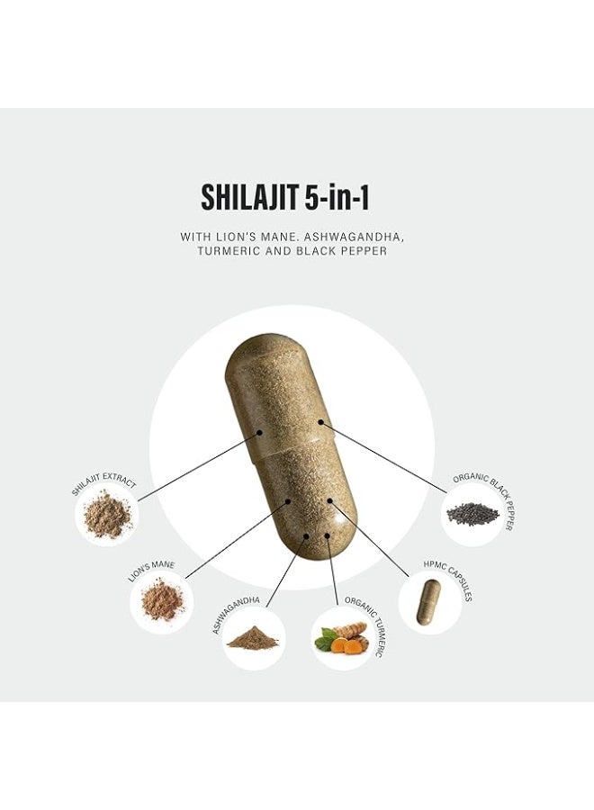 Shilajit Capsules 16,000mg ,Boosts Energy and Stamina and Supports Cognitive Function ,120 Capsules - Image 3