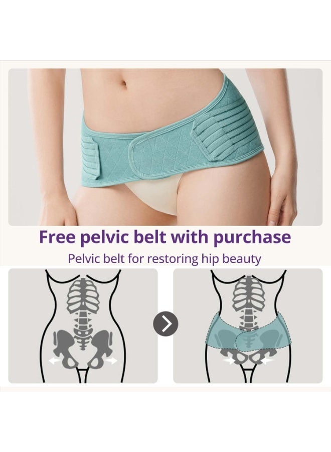 Postpartum Belly Band Wrap - Recovery Support, Adjustable Tummy Control Binder w