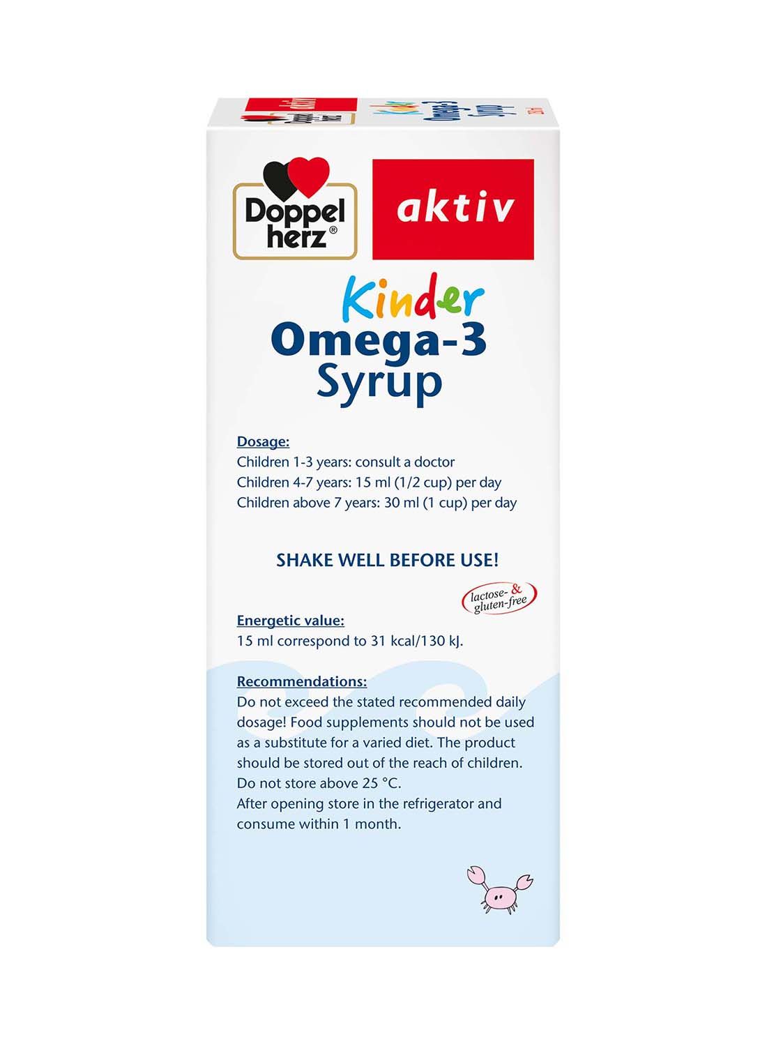 Doppelherz Aktiv Omega -3 Liquid, 250 ml - Image 2