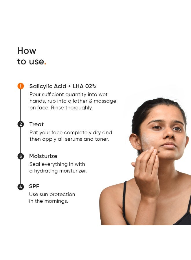 Anti Acne Face Wash For Oily/Combination Skin| Deep Pore Cleansing & Blackheads