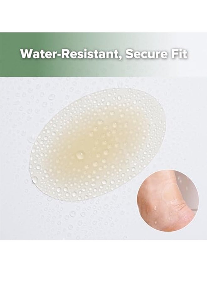 40 PCS Hydrocolloid Bandages, Waterproof Seal Gel Blister Cushions, Waterproof Gel Blister Bandages for Heel & Toe Recovery - Image 2