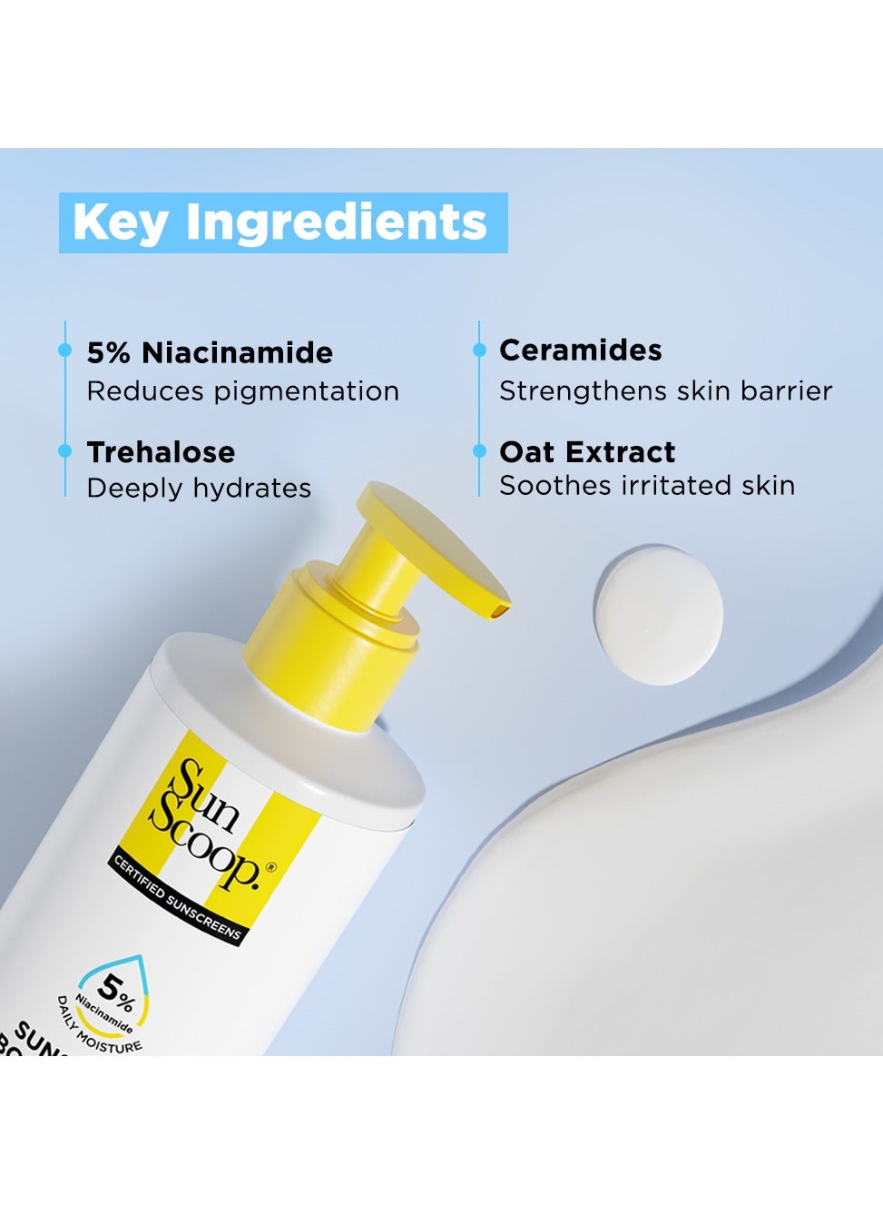 5% Niacinamide Daily Moisture Sunscreen Body Lotion SPF 50+ PA++++ | 24-Hours Moisturization | Reduces Pigmentation | Smoothens the Skin (200ml) - Image 6