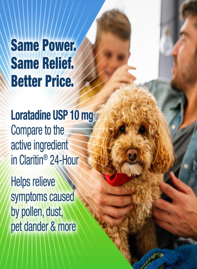 Contac Allergy Relief Tablets, Loratadine 10 mg Antihistamine, 24 Hour Non Drowsy Medicine for Sneezing, Runny Nose & Itchy Eyes, Gluten Free, 150 Count - Image 3