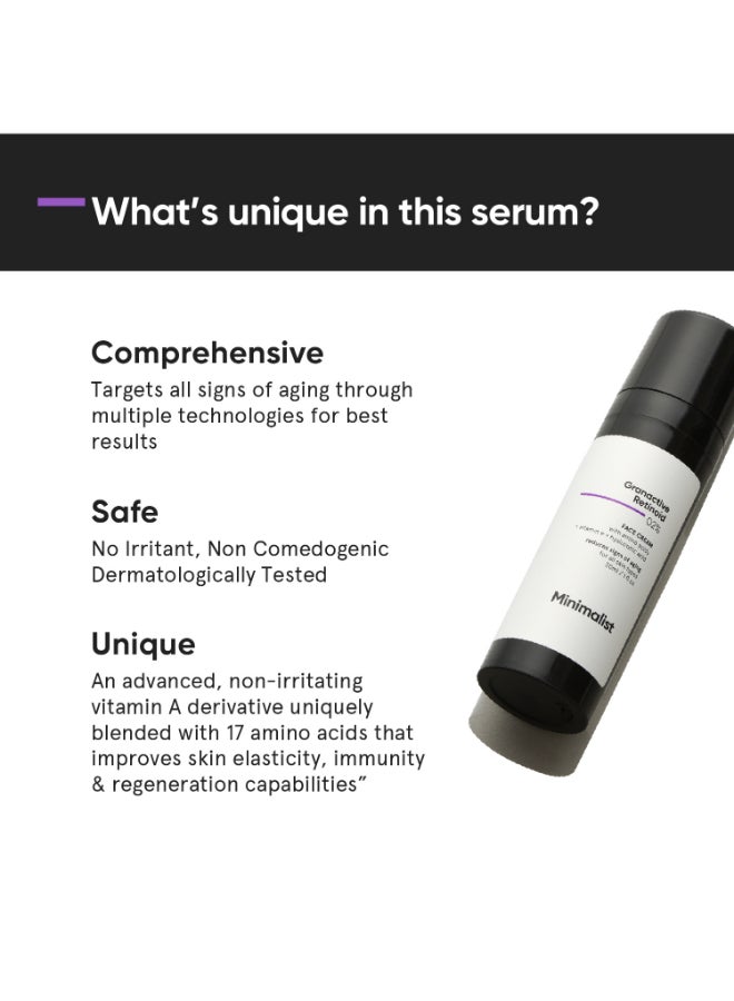 2% Retinoid Anti Aging Cream for Wrinkles And Fine Lines | Super Light Night Face Cream (Emulsion) for Women And Men - Image 4