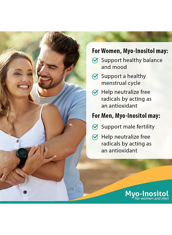 Myo-Inositol Dietary Supplement 120 Capsules - Image 6