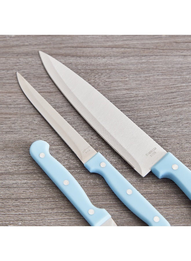 Rogers 5-Piece Knives with Scissors and Chopping Board Set 28.5 x 0.5 x 19.5 cm - Image 3