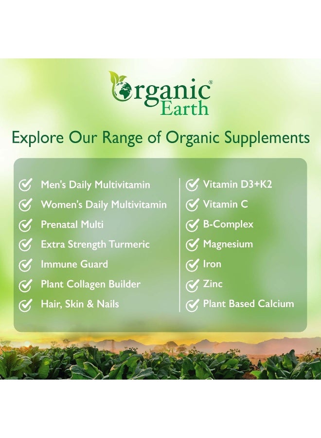 Vitamin D3+K2 with Organic Spirulina, Maqui Berries & Kale 60 Capsules - Image 6