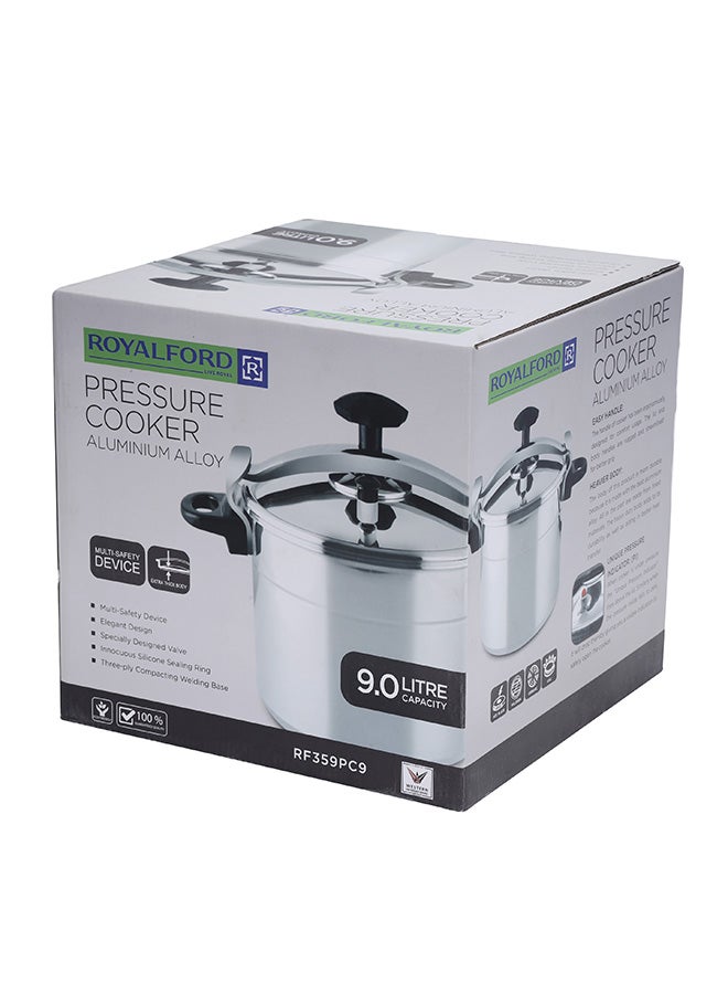 5 Litre Alluminium Pressure Cooker Silver
