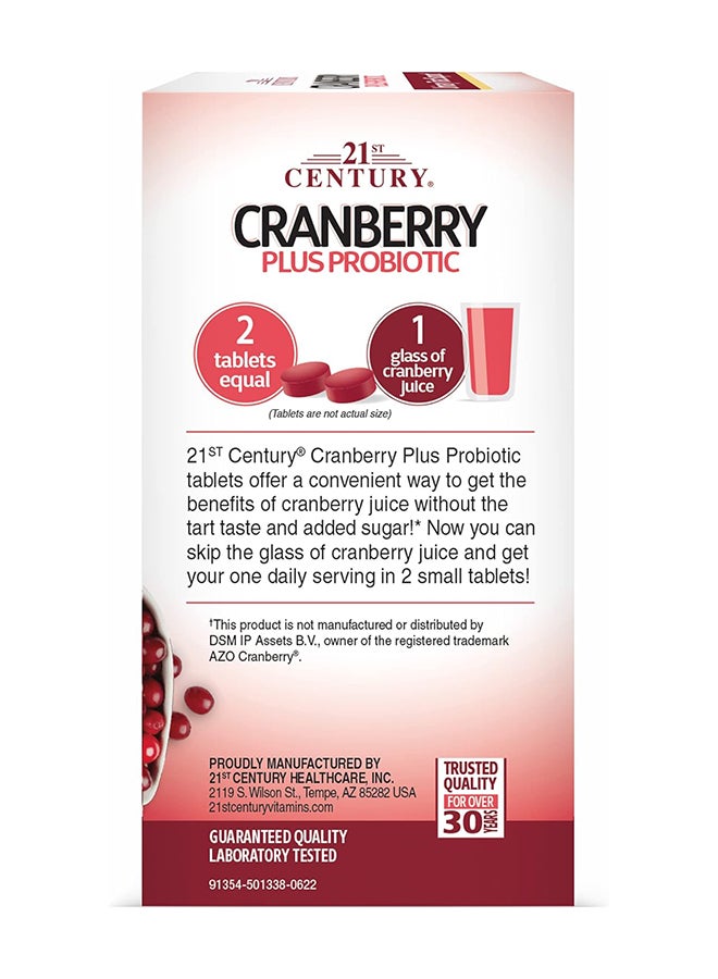 Cranberry Plus Probiotic, 60 Tablets, Packaging May Vary