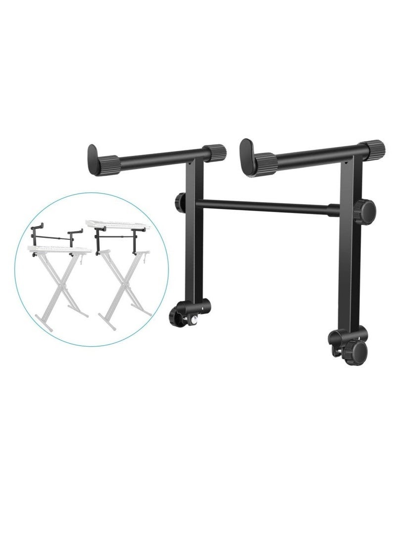 Second Tier Keyboard Stand for X-Style Keyboard Stand, providing a rock-solid fo
