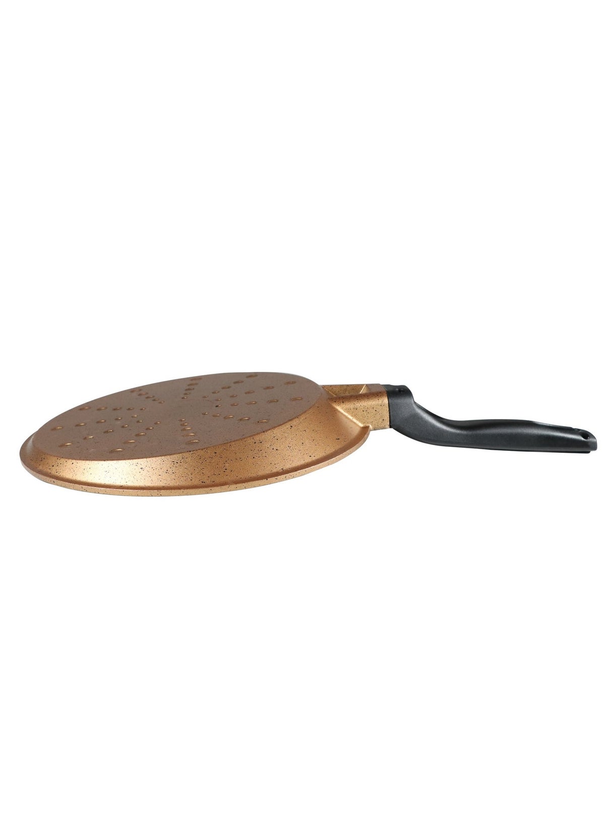 Non-Stick Crepe Pan, 22cm Dosa Tawa with Granite Coating and Aluminum Body, Scra
