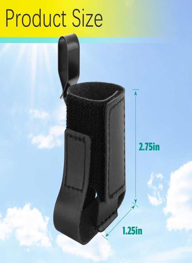 Beautyflier Asthma Inhaler Holder with Belt Clip, PU Leather Travel Handy Asthma Holder for Adults and Kids, Great for Travel (Inhaler Not Included - Image 3
