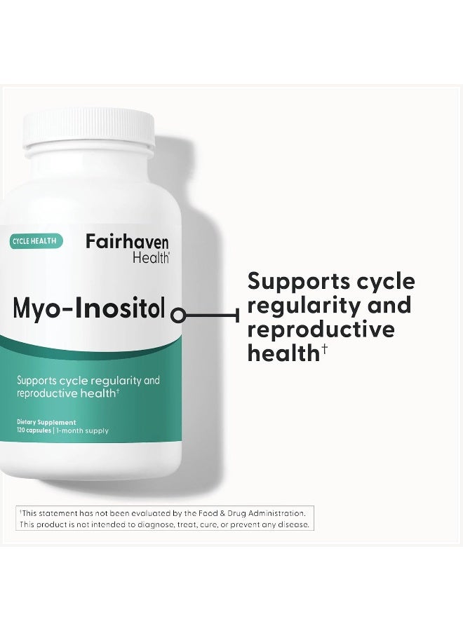 Myo-Inositol Dietary Supplement 120 Capsules - Image 4
