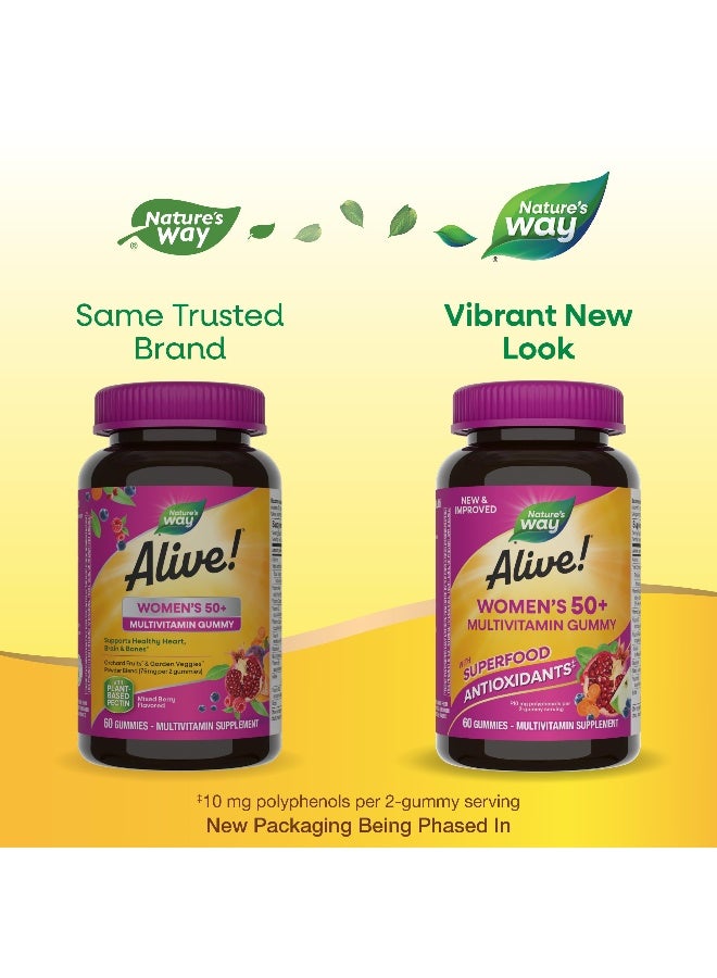 Alive Women's 50+ Multivitamin 60 Gummies Packaging May Vary - Image 5