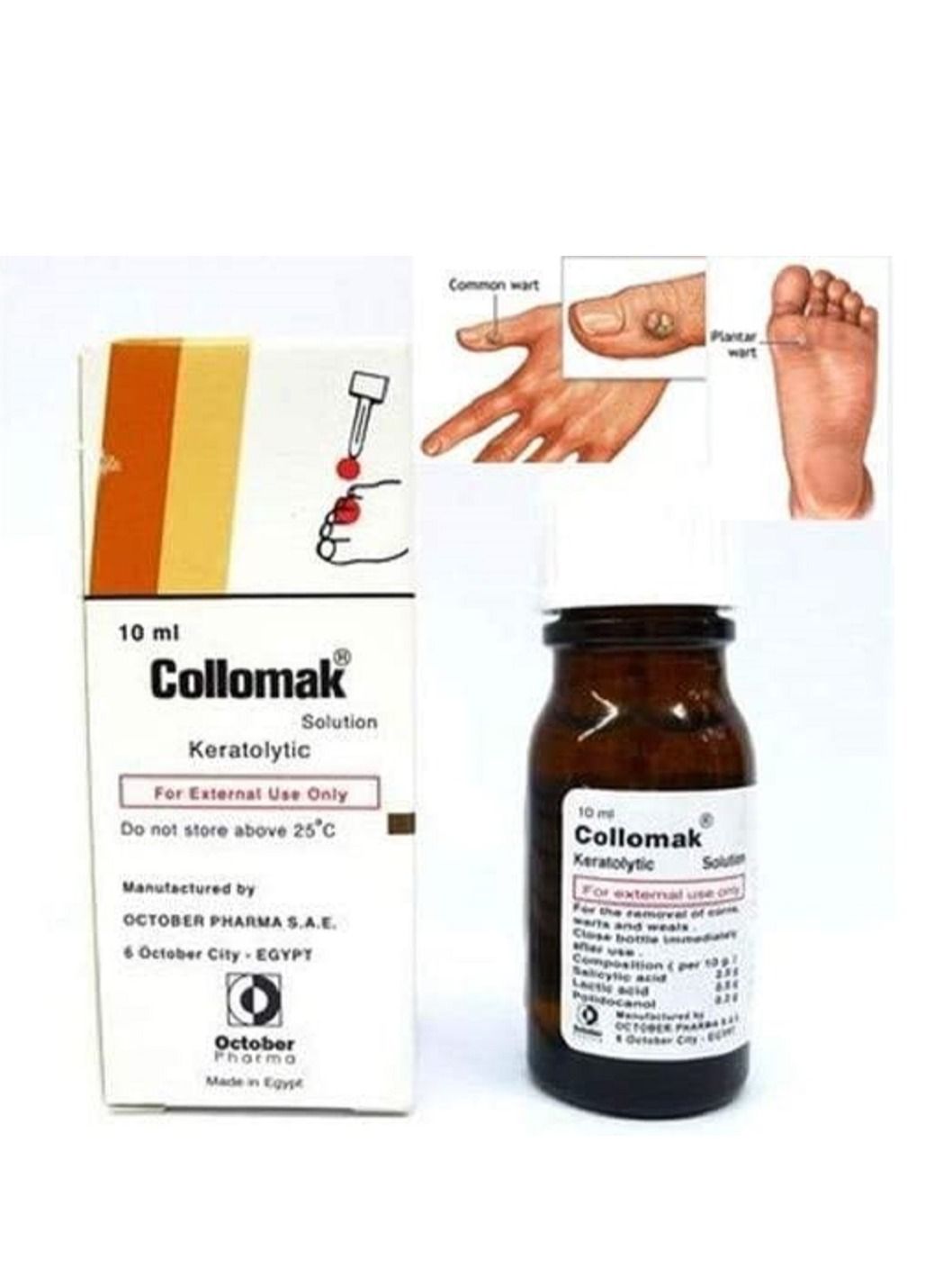 Solution against warts condylomas calluses 10ml - Image 2