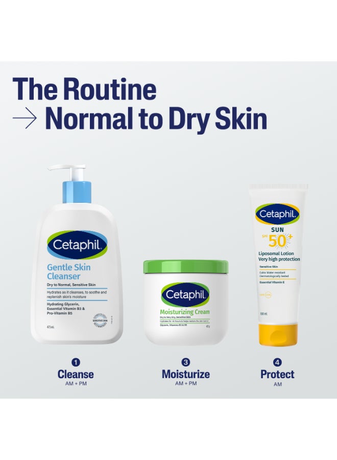 Gentle Skin Cleanser, Face And Body Wash For Dry To Normal, Sensitive Skin, Unsc