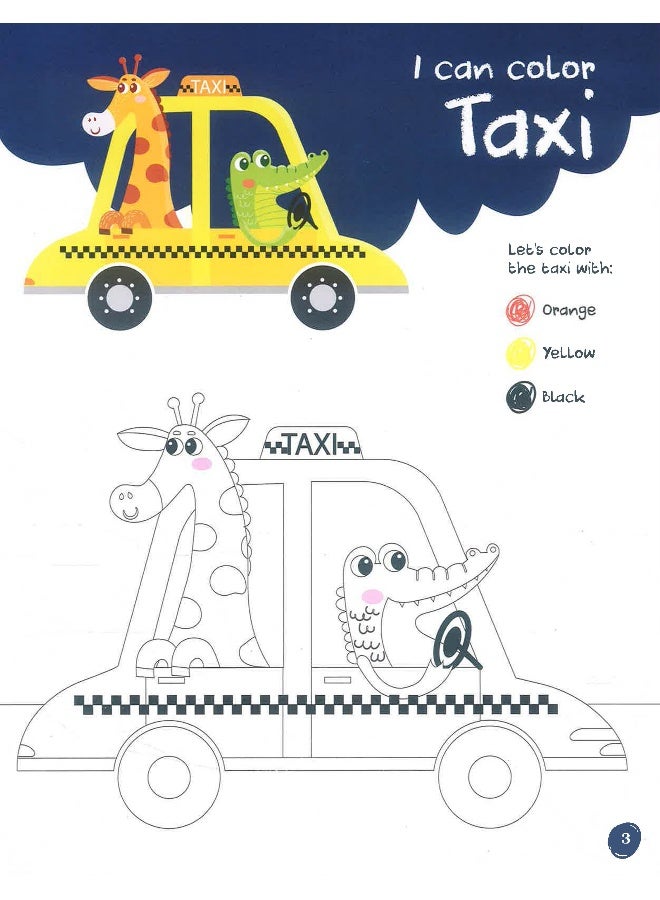 I Can Color: Things That Move - Image 4
