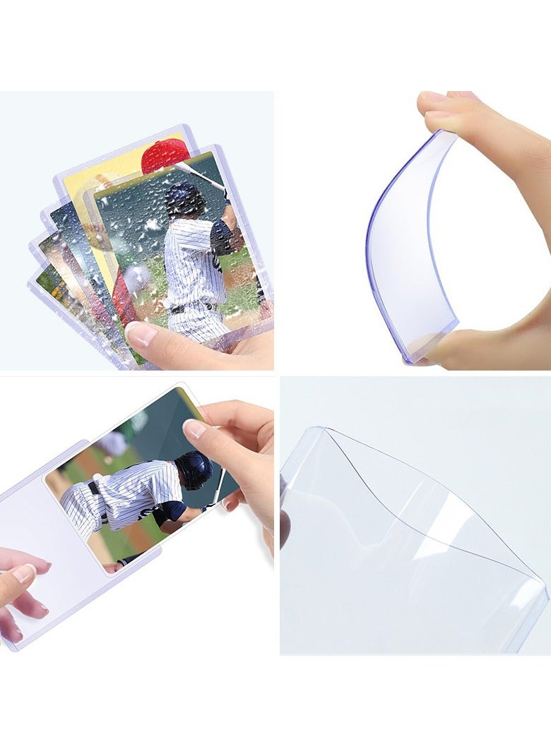 25 Pcs Card Sleeves ( 3"x4") Hard Plastic Standard Top Loaders Card Protectors - Image 3