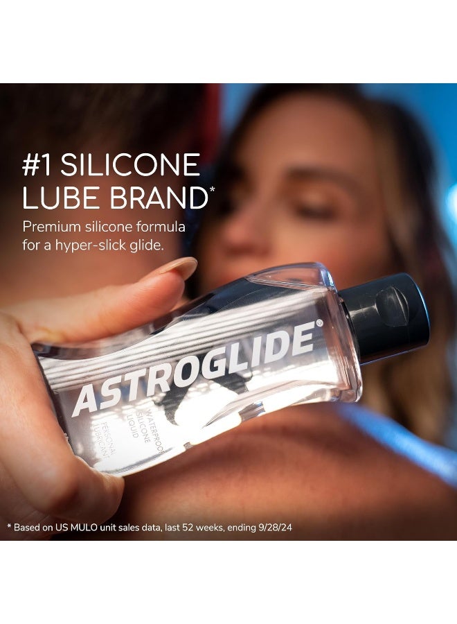Astroglide X, Premium Waterproof Silicone Personal Lubricant, 5 oz. - Image 3