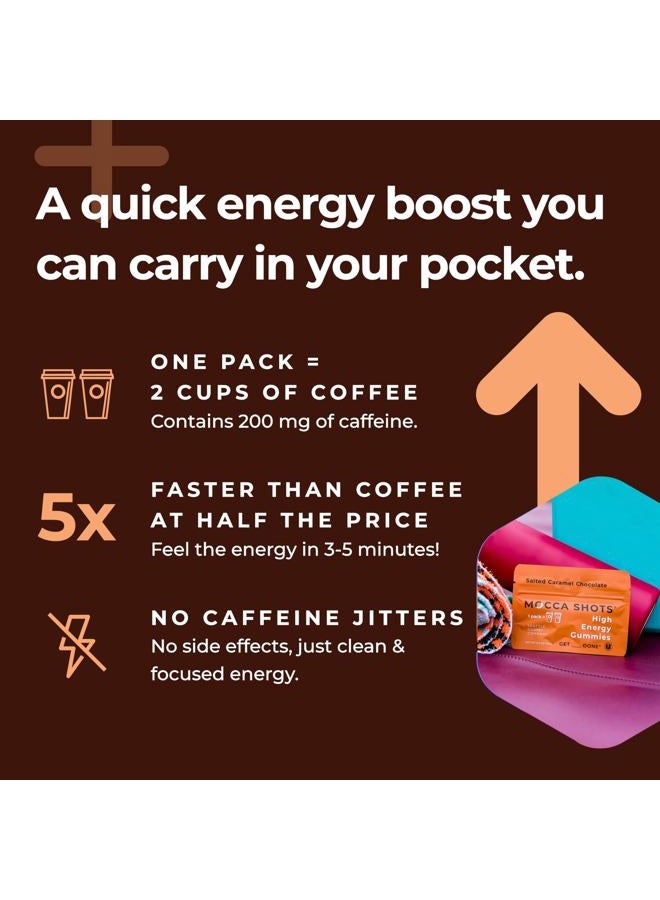 Caffeine Energy Chew 3-Pack, 200mg of Caffeine per Pack! Caffeine Boost, Coffee Energy Gummy, High Energy Gummies, Vegan, Plant-Based, Gluten-Free (pack of 3) - Image 5